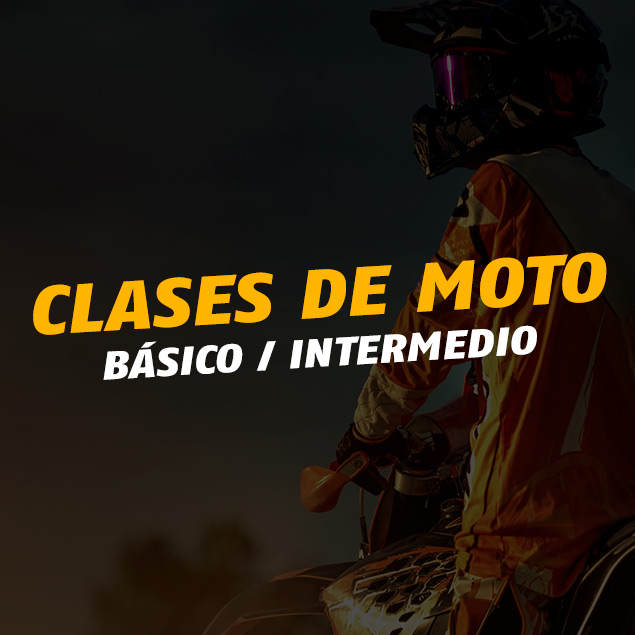 CLASES DE MOTO BASICA / INTERMEDIA